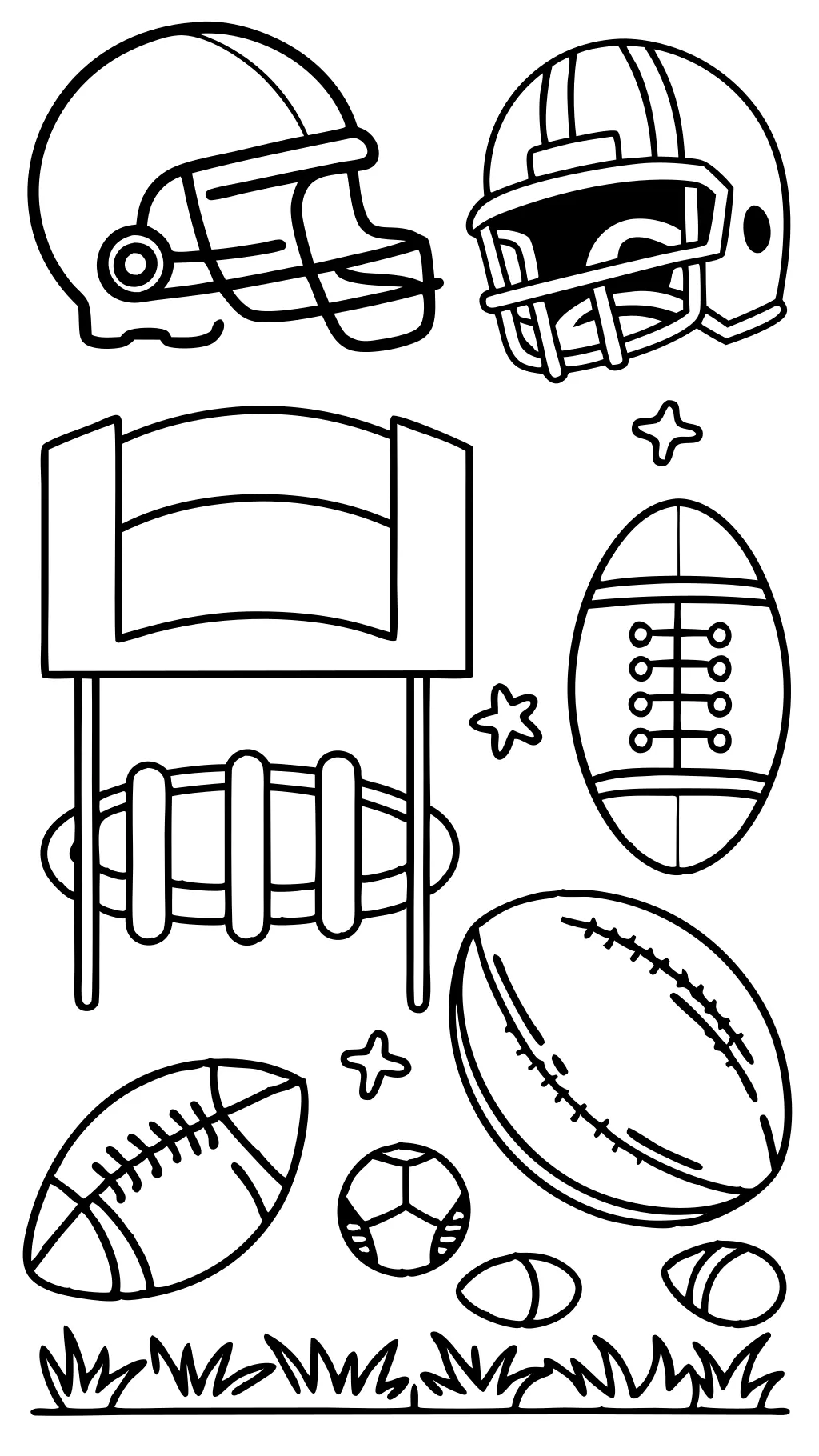 foot ball coloring pages